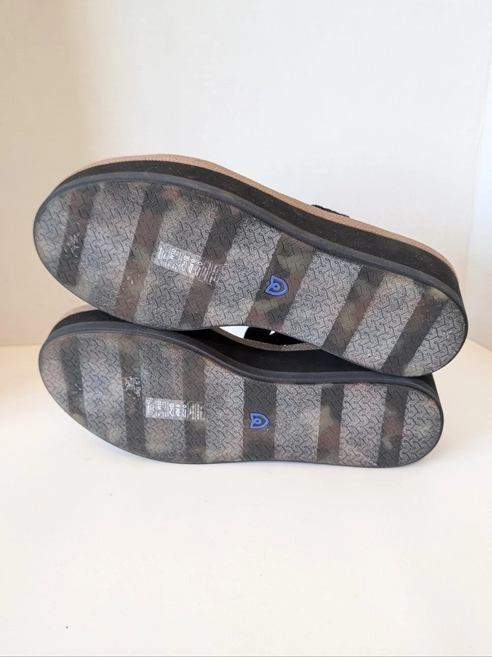 Rothy's The Lightweight Wedge Black Platform Sandals